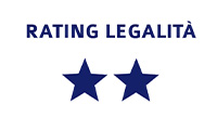 Rating di Legalità            ★★  rilasciato dall’ Autorità Garante della Concorrenza e del Mercato