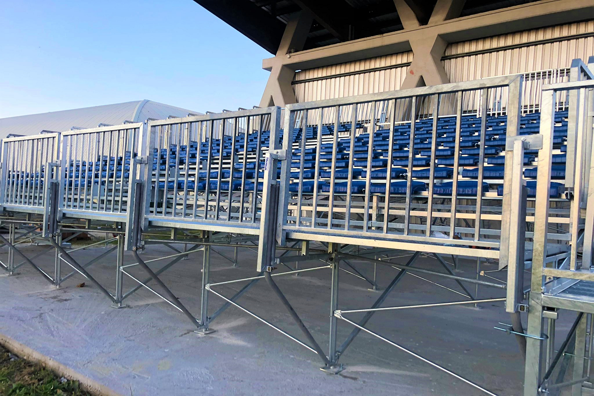 Gallery foto n.8 Tribuna prefabbricata M13/1 - Stadio Le Fornaci