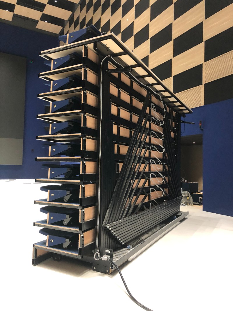 Gallery foto n.2 Tribuna telescopica TM10 - Sala Giotto di Padova Congress