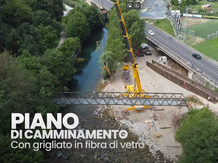 Gallery foto n.3 Footbridge – Casnigo–Vertova Connection