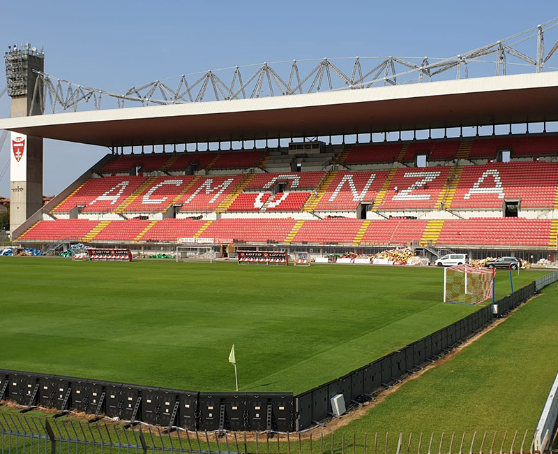 AC Monza calcio, nuovo look dello stadio Brianteo