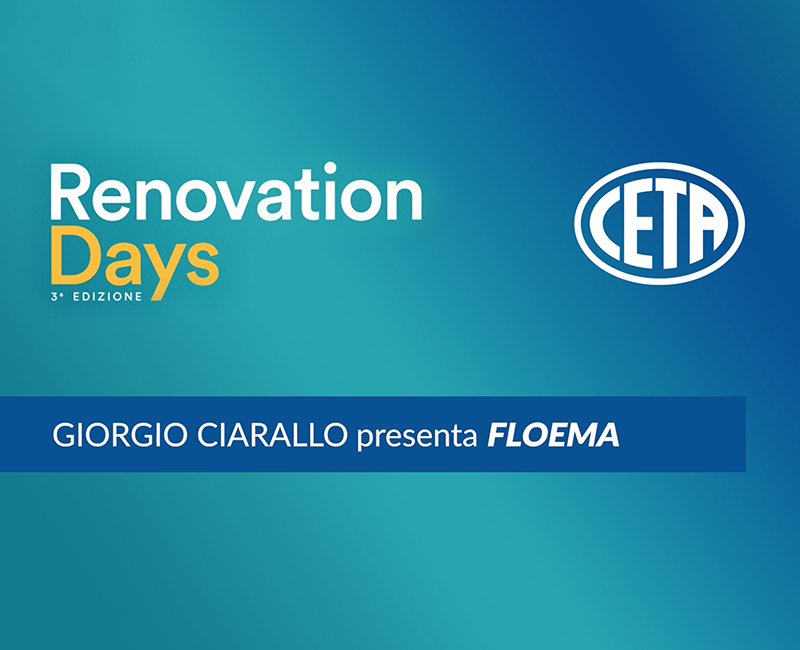 CETA ai Renovation Days 2025 con il progetto Floema