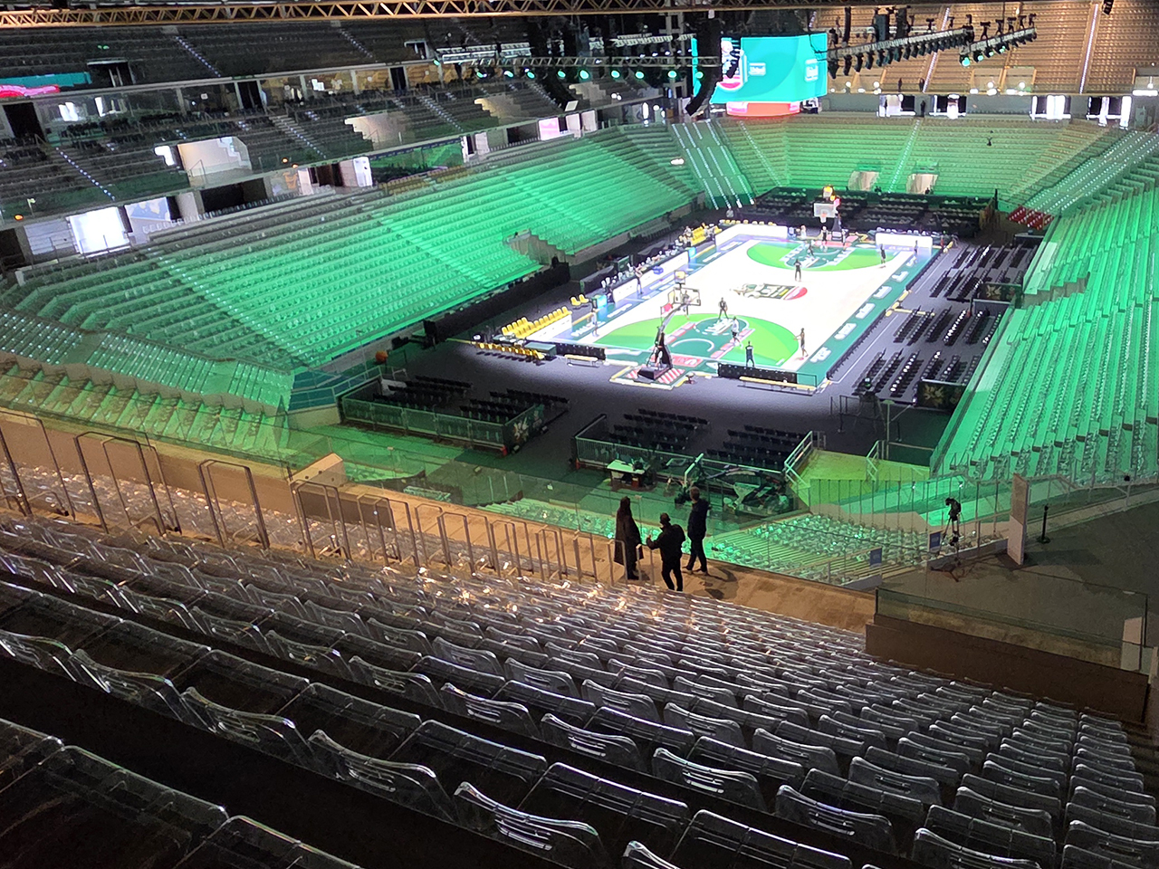 CETA Telescopic Grandstands at Inalpi Arena Turin