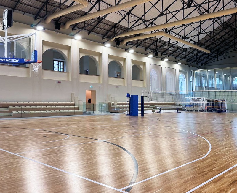 CETA Grandstands for the new Bacchettoni Gym in Lucca